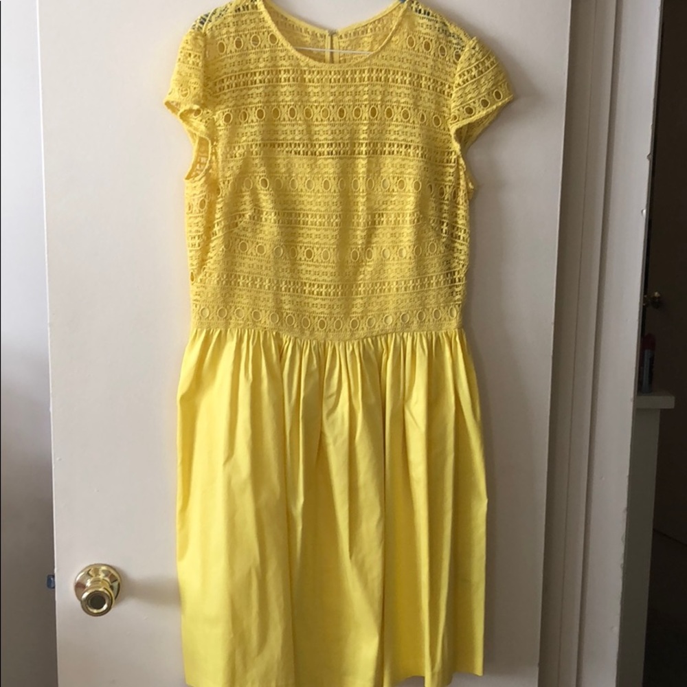 Suzi Chin for Maggy Boutique Yellow SZ 12 Dress
